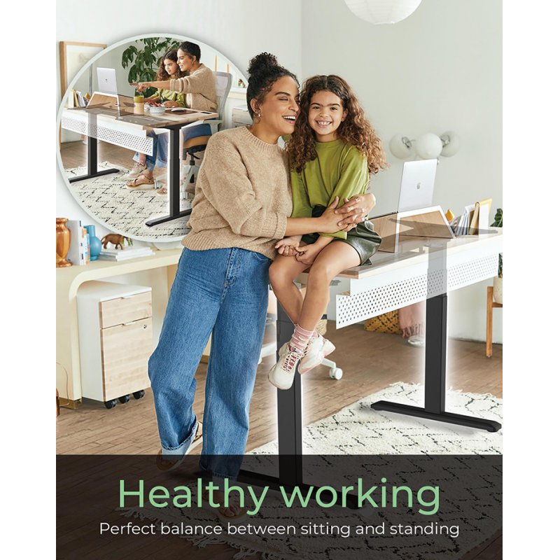 ICY BOX IB-EW205B-T Electric 2 leg(s) Black