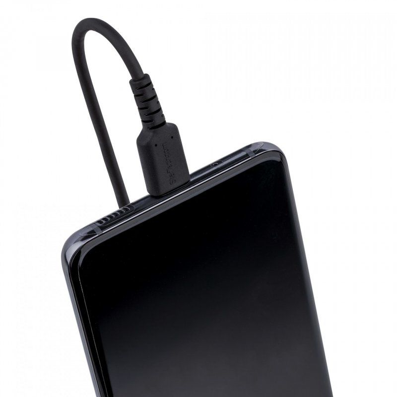 20in USB A to C Charging Cable Coiled