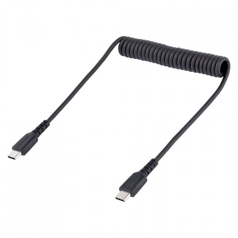 20in USB C Charging Cable Coiled M/M