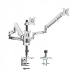 LogiLink BP0090 monitor mount / stand 68.6 cm (27") Silver Desk