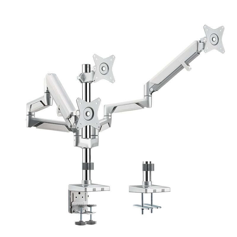 LogiLink BP0090 Tischhalterung 17''-32'' 21KG 3 Monitore Silver