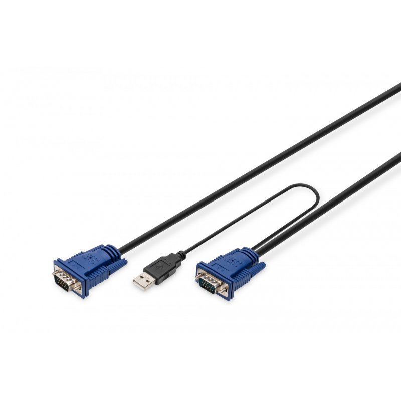 Cable Digitus for KVM consoles PS/2 1,8m black