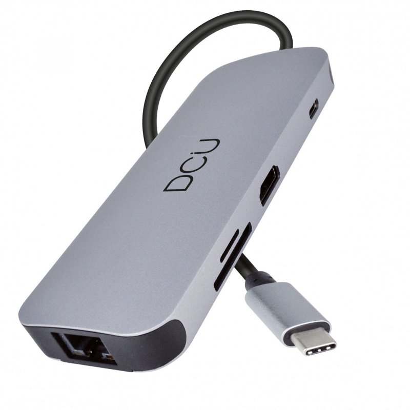 DCU Advance Tecnologic 391166 interface hub USB Type-C 1000 Mbit/s Grey
