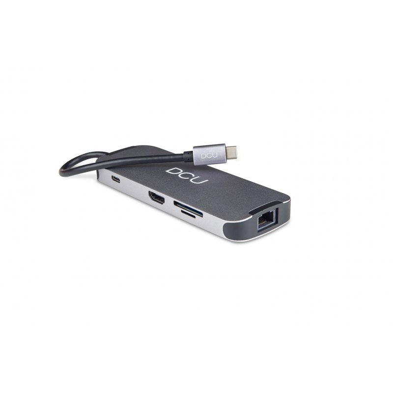 USB HUB C TO HDMI 3USB 3.0 RJ45 LECTOR TARJ + PD + 3.5MM JACK