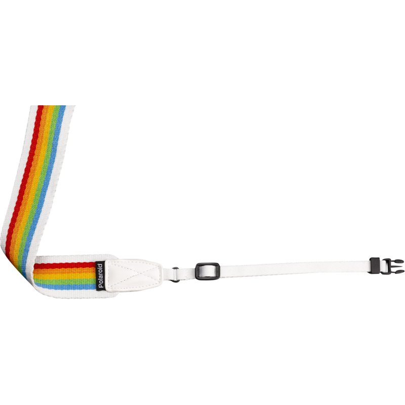 Polaroid - Camera Strap Flat For Polaroid Cameras - Rainbow White