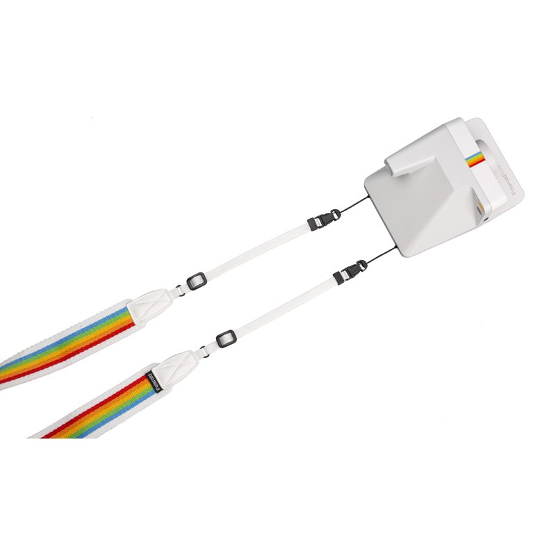 Polaroid - Camera Strap Flat For Polaroid Cameras - Rainbow White