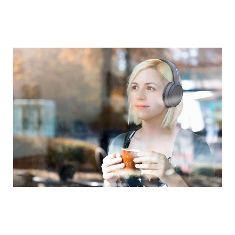 Philips TAH5205BK/00 écouteur/casque Avec fil &sans fil Arceau Appels/Musique USB Type-C Bluetooth Noir