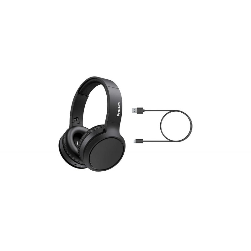 Philips TAH5205BK/00 headphones/headset Wired & Wireless Head-band Calls/Music USB Type-C Bluetooth Black
