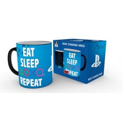 GB eye Eat Sleep Repeat Tasse Multicolore Universel