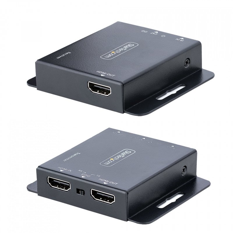 StarTech.com 4K HDMI Extender over CAT6/CAT5 Ethernet Cable, 4K 30Hz or 1080p 60Hz Video Extender, HDMI over Ethernet Ca