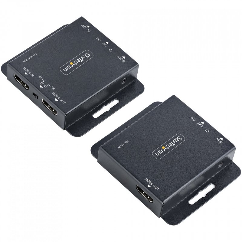 StarTech.com 4K HDMI Extender over CAT6/CAT5 Ethernet Cable, 4K 30Hz or 1080p 60Hz Video Extender, HDMI over Ethernet Ca