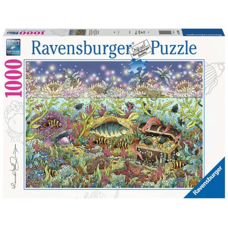 DIVERS - Puzzle 1000P - Le Monde Sous-Marin au Crépuscule