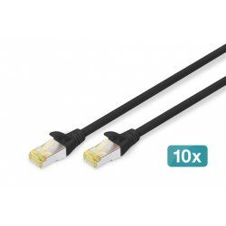 Digitus Câble de brassage CAT 6A S/FTP, 10 pièces