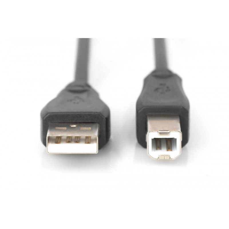 Digitus USB 2.0 connection cable, USB A to USB B