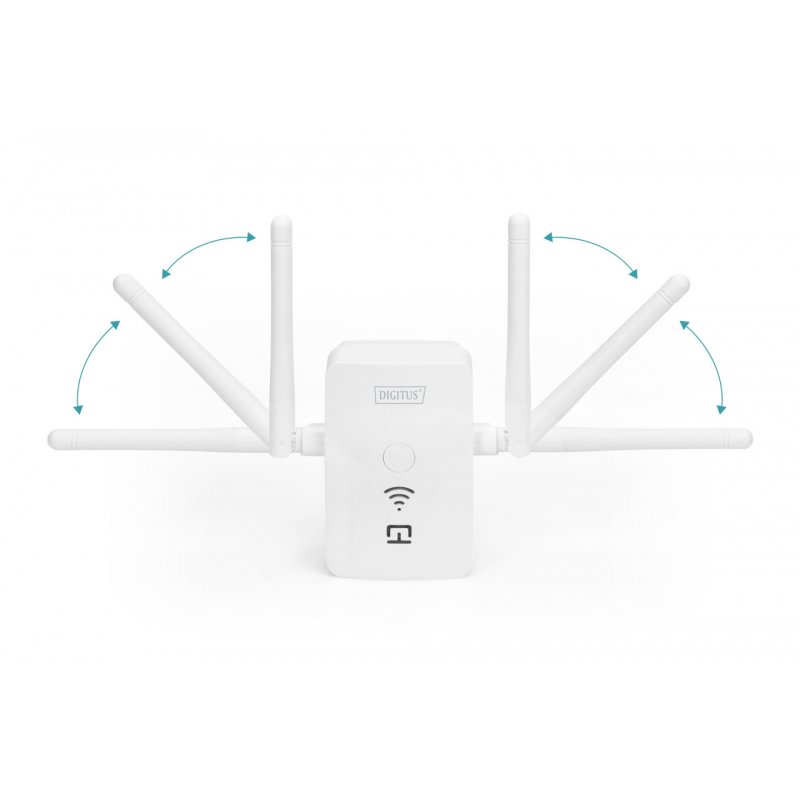 Digitus Répéteur / Point d'accès sans fil 300 Mbit/s, 2,4 GHz + port de charge USB