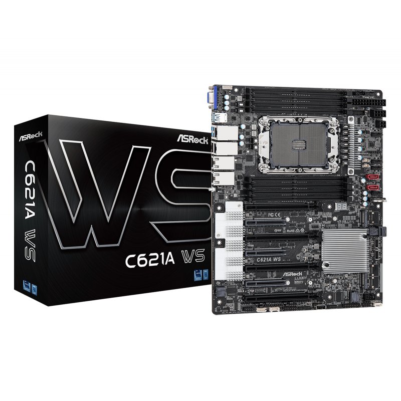 Asrock C621A WS Intel C621A LGA 4189 ATX