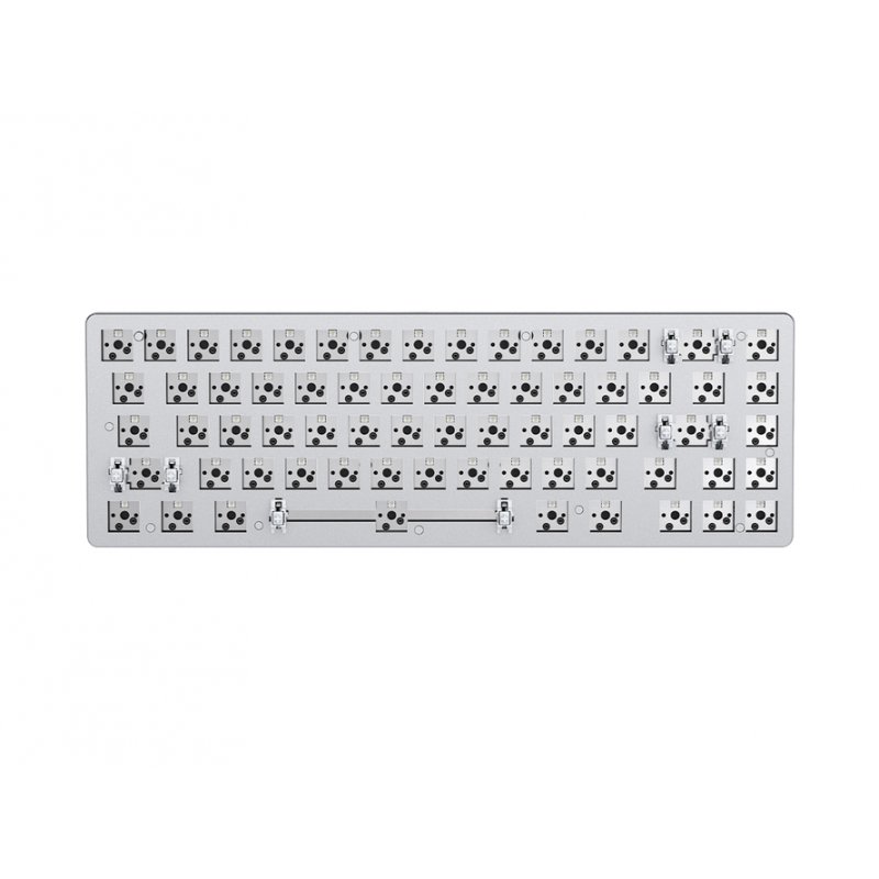 Glorious PC Gaming Race GMMK 2 Compact Tastatur - Barebone, ANSI-Layout, weiß