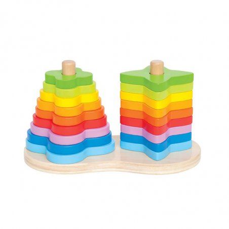 Hape - Double Rainbow Stacking (5620)