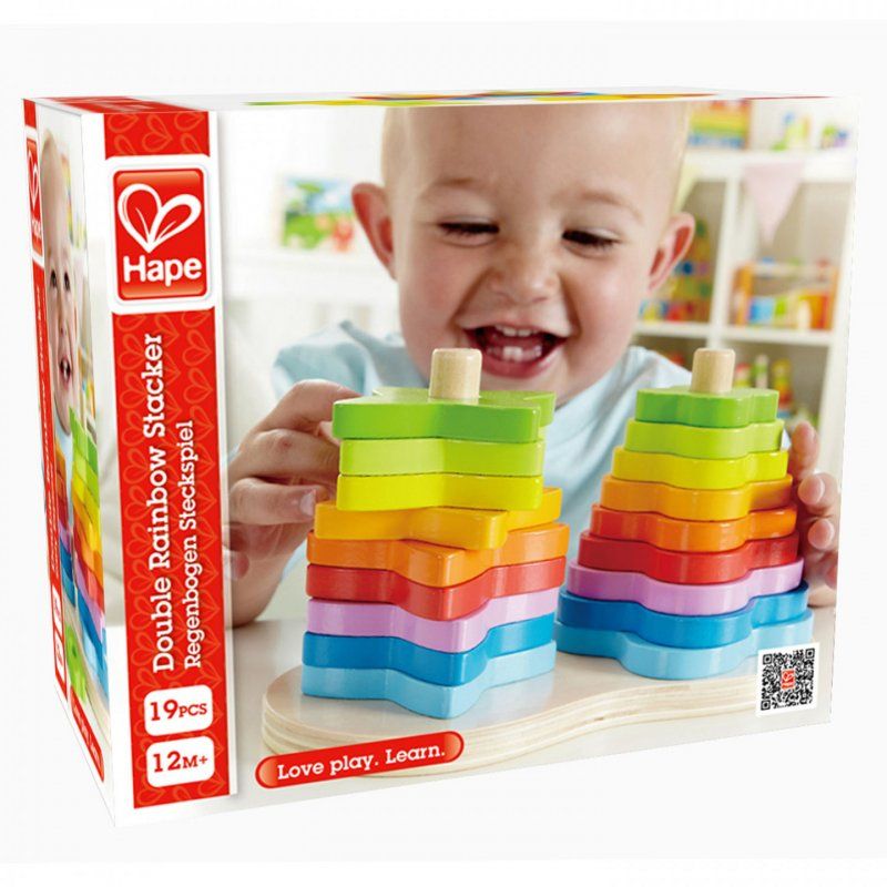 Hape - Double Rainbow Stacking (5620)