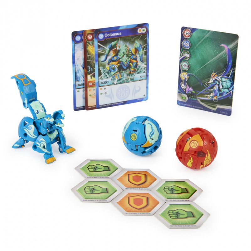 Bakugan EVOLUTIONS NOUVELLE SAISON 2022 - STARTER PACK SAISON 4 - 3 Billes Avec 6 BakuCores Et 7 Cartes Collection - How