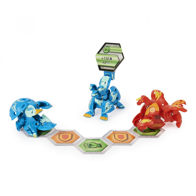 Bakugan EVOLUTIONS NOUVELLE SAISON 2022 - STARTER PACK SAISON 4 - 3 Billes Avec 6 BakuCores Et 7 Cartes Collection - How
