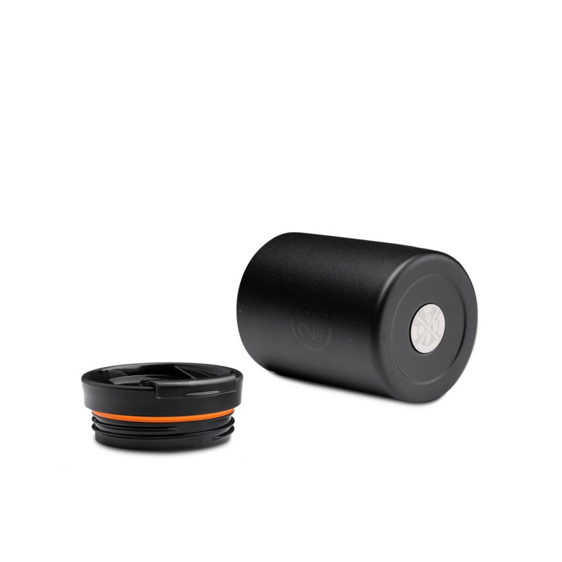 24Bottles 24B629 gourde Utilisation quotidienne 350 ml Acier inoxydable Noir