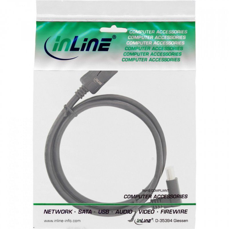 InLine 17153U câble DisplayPort 3 m Noir