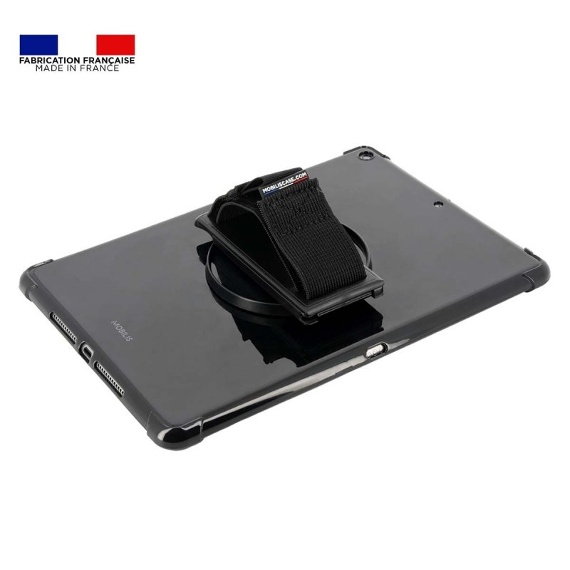 UNIVERSAL ADHESIVE ROTATING HANDLE WITH HANDSTRAP FOR TABLET