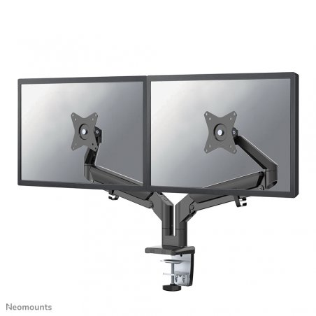 NEWSTAR DESK MOUNT ULTRA FLAT (CLAMP/GROMMET) BLACK 17-27
