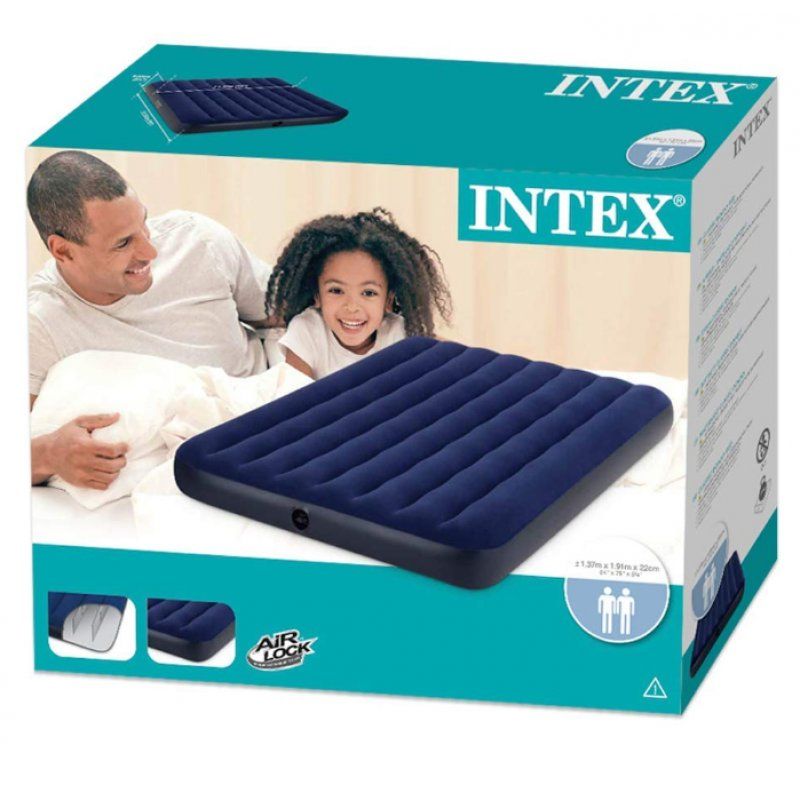 Intex 64758 matelas gonflables Matelas une personne Bleu Unisexe