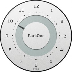 Needit ParkOne FS05 parking disc White Analog