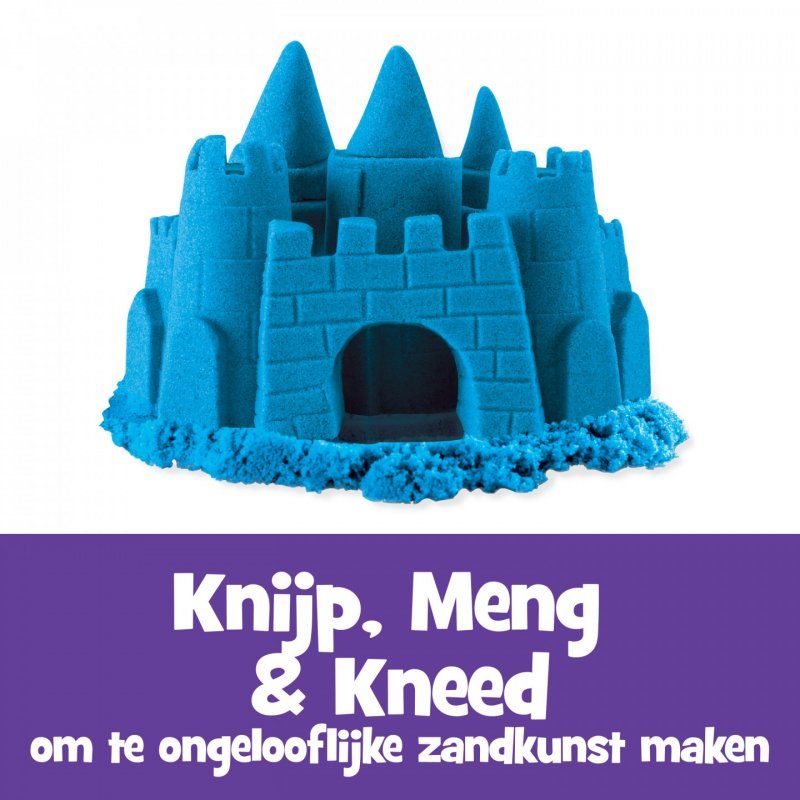 Kinetic Sand , 907 g de bleu pour mélanger, modeler et créer, à partir de 3 ans