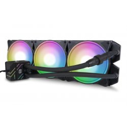 Alphacool Pro Aurora 420 CPU AIO Processor Liquid сooling kit 14 cm Black, White