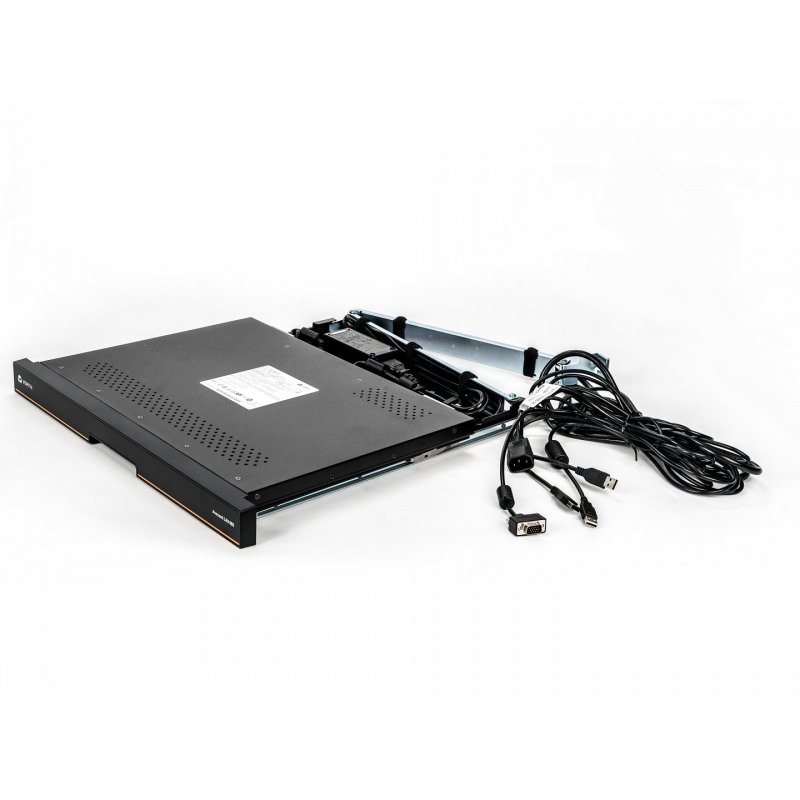 Vertiv Avocent LRA185KMM-001 rack console 48.3 cm (19") 1366 x 768 pixels Plastic, Steel Black 1U