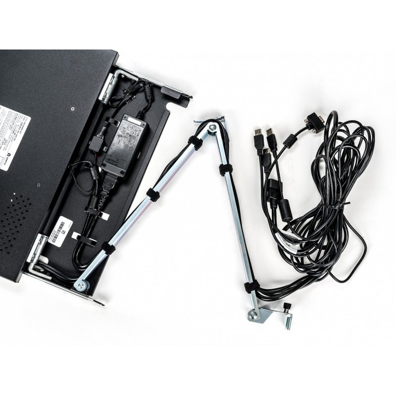 Vertiv Avocent LRA185KMM-001 rack console 48.3 cm (19") 1366 x 768 pixels Plastic, Steel Black 1U