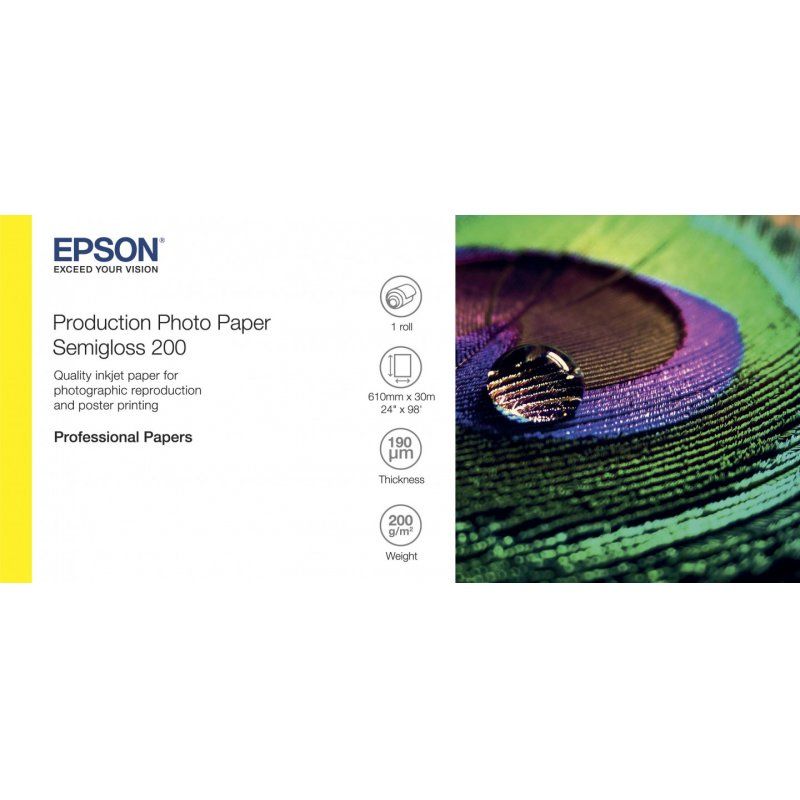 Paper/Photo Paper Semigloss 200 24"x30m
