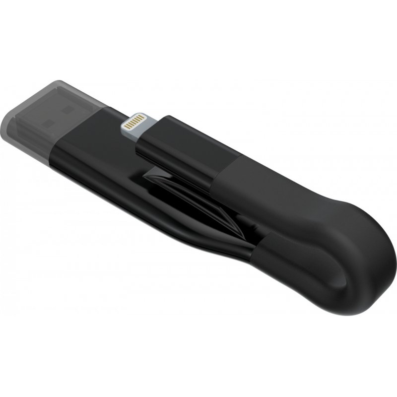 Emtec iCOBRA2 USB flash drive 32 GB USB Type-A / Lightning 3.2 Gen 1 (3.1 Gen 1) Black