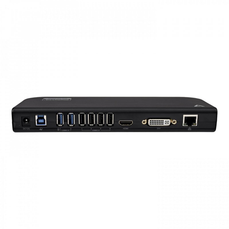 V7 UDDS2 station d'accueil USB 2.0 Noir