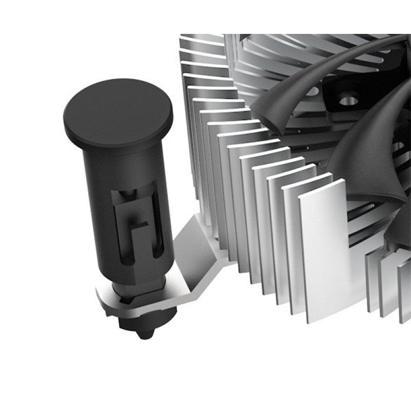 Akasa AK-CC6601EP01 système de refroidissement d’ordinateur Processeur Dissipateur thermique/Radiateur 7,5 cm Alumini