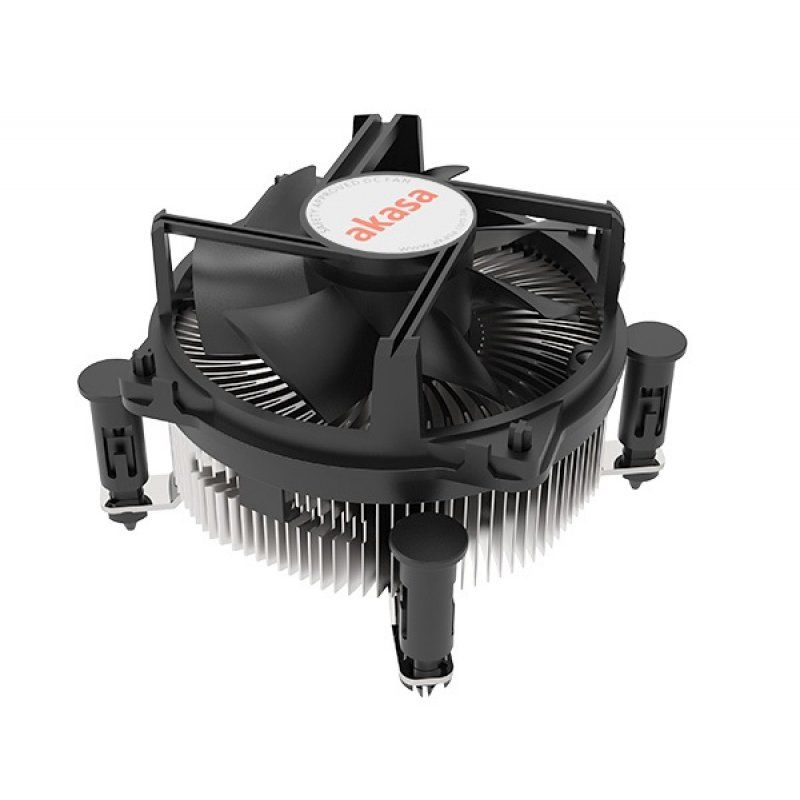 Akasa AK-CC6606BP01 système de refroidissement d’ordinateur Processeur Dissipateur thermique/Radiateur 9 cm Aluminium