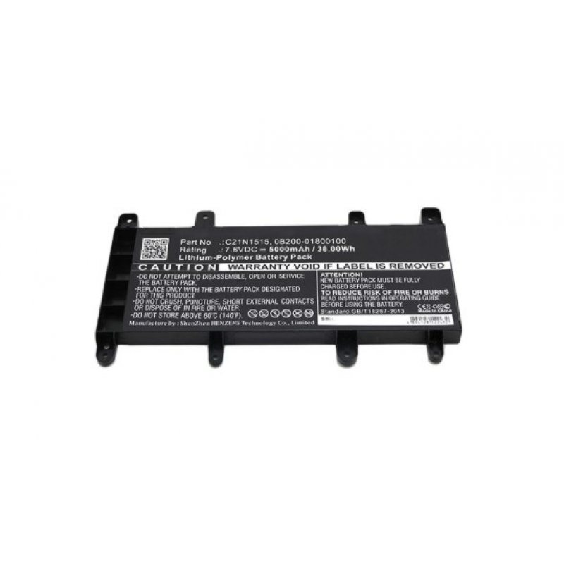 7.6V 5000MAH 38WH LI-POL BATTERY - ASUS C21N1515 / 0B200-