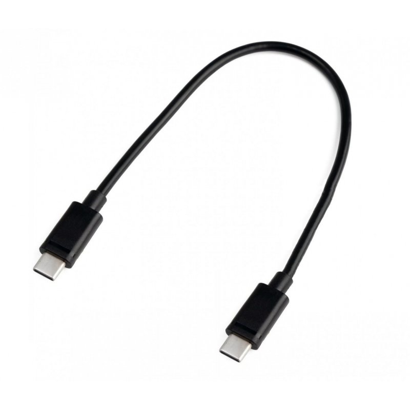 USB-C (M) TO USB-C (M) CABLE - LENGTH 30CM - CHARGING AND SYNCH