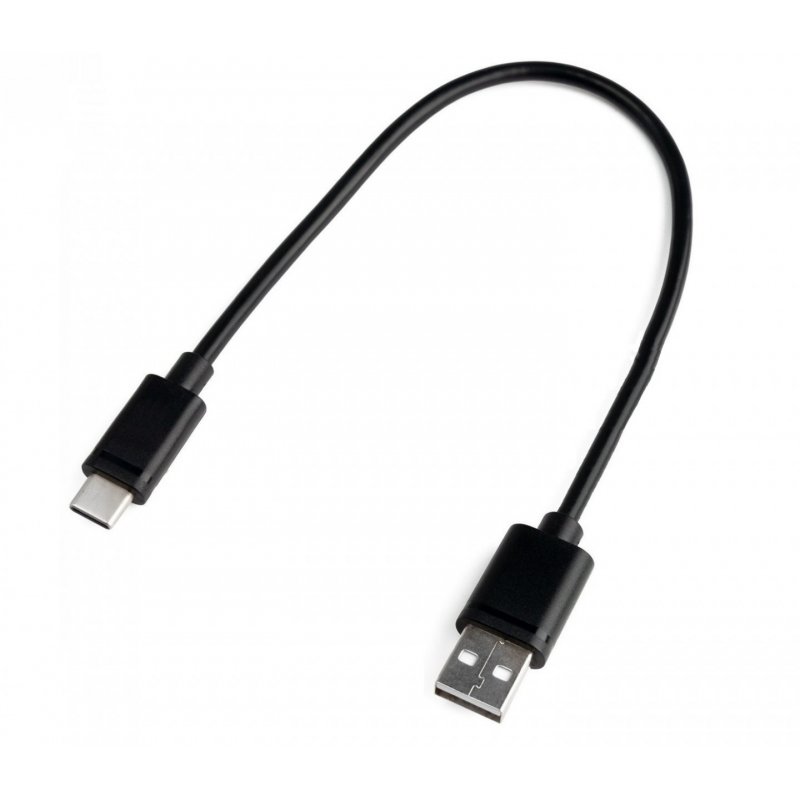 USB-A (M) TO USB-C (M) CABLE - LENGTH 30CM - CHARGING AND SYNCH