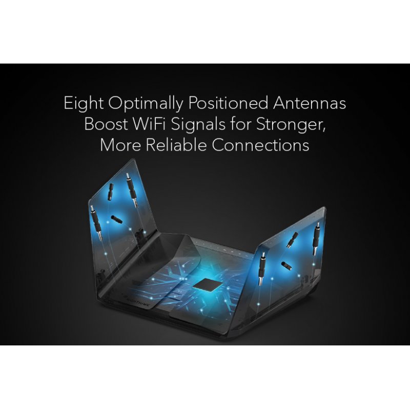 NETGEAR Nighthawk RAXE500 routeur sans fil Gigabit Ethernet Tri-bande (2,4 GHz / 5 GHz / 6 GHz) Noir
