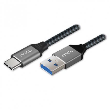 MCL MC1D99A003C0532 câble USB 2 m USB 3.2 Gen 1 (3.1 Gen 1) USB C USB A Noir, Gris