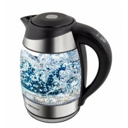Esperanza EKK026 bouilloire 1,7 L 2200 W Noir, Transparent