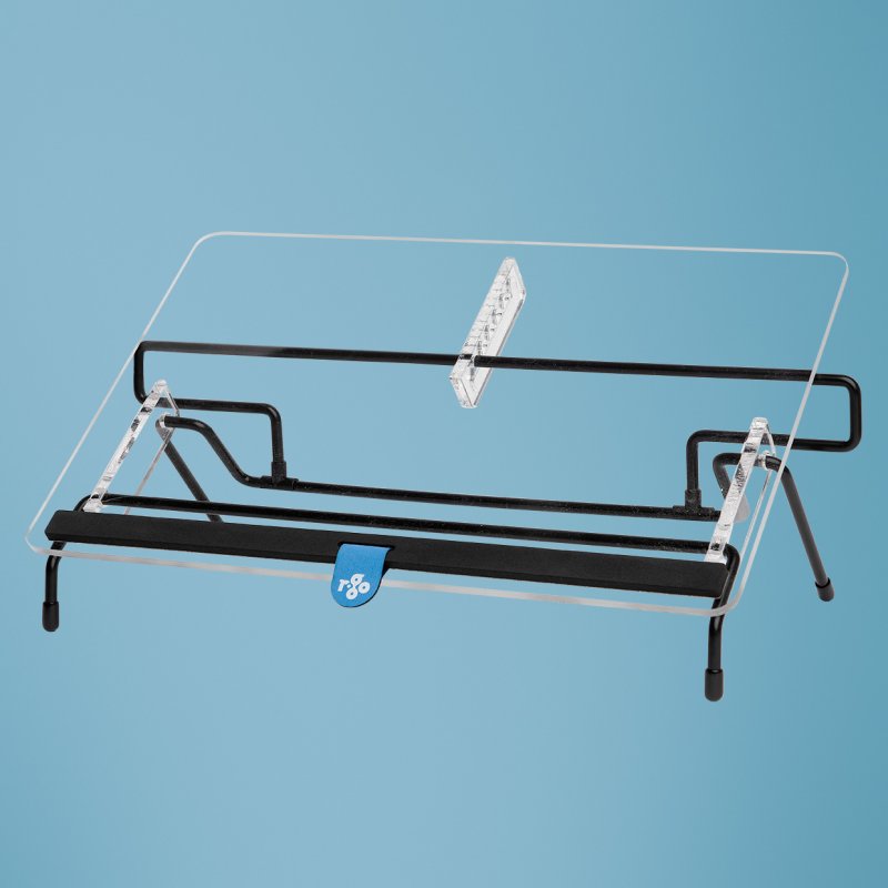 R-Go Tools Flexible documentholder RGODOFRTR porte-document Acrylique, Acier Transparent, Noir