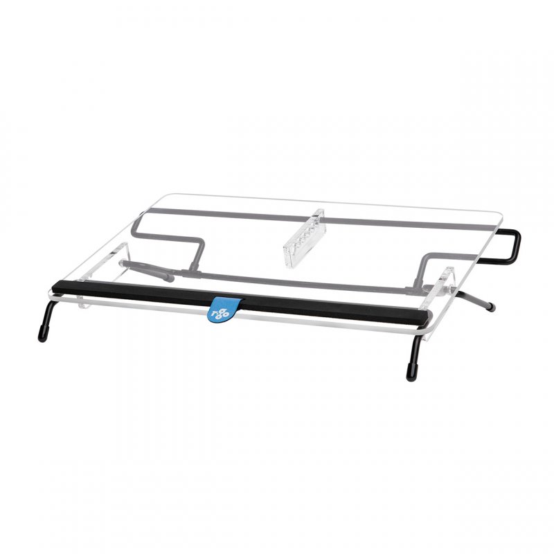 R-Go Tools Flexible documentholder RGODOFRTR porte-document Acrylique, Acier Transparent, Noir