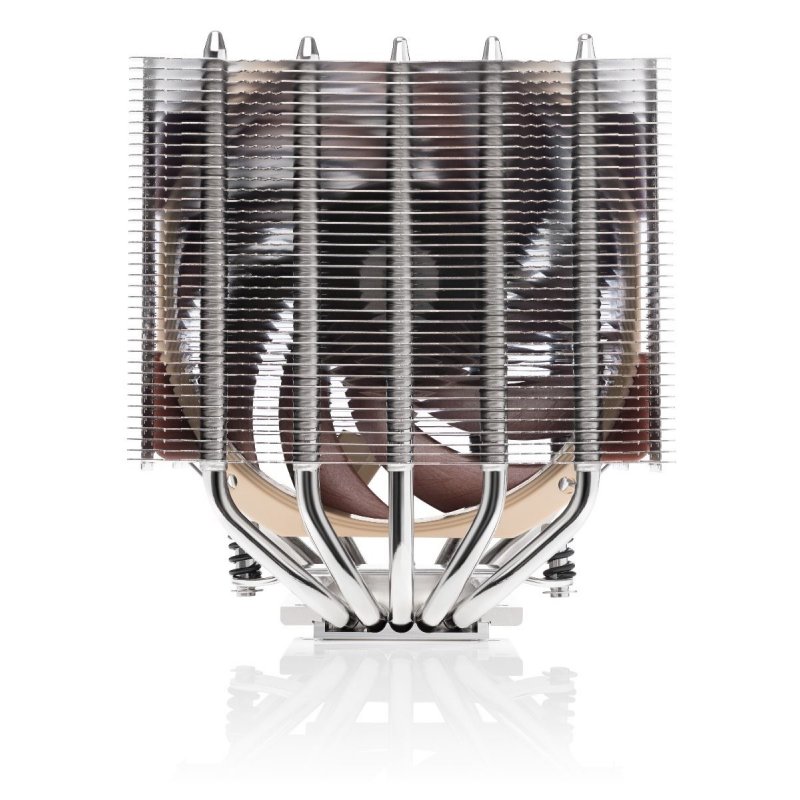Noctua NH-D12L système de refroidissement d’ordinateur Processeur Refroidisseur d'air Aluminium, Beige, Marron
