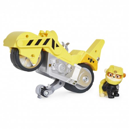 PAW Patrol LA PAT' PATROUILLE - VEHICULE + FIGURINE RUBEN MOTO PUPS - Moto Avec Rétrofriction Et Figurine Amovible De R